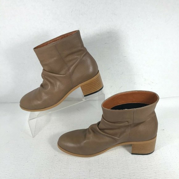 Anthropologie Womens Maia Brown Pull On Boots 8.5 - Picture 3 of 10